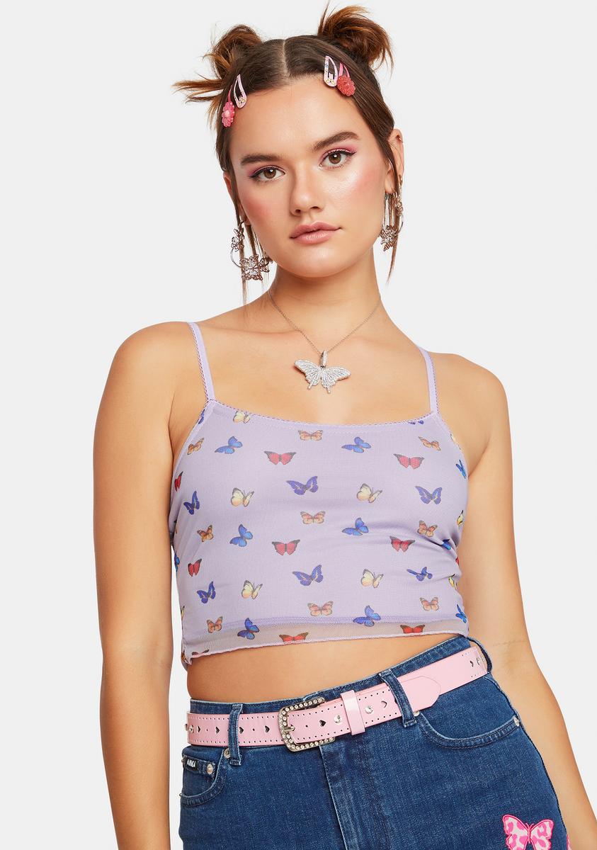 Callie Crop Top Daisy Street,All Products : American Fashion Style Bags On Sale