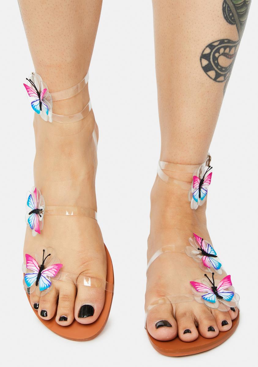Sienna Butterfly Queen Clear Sandals,Specials : American Fashion Style Bags On Sale Sienna Butterfly Queen Clear Sandals,Specials : American Fashion Style Bags On Sale