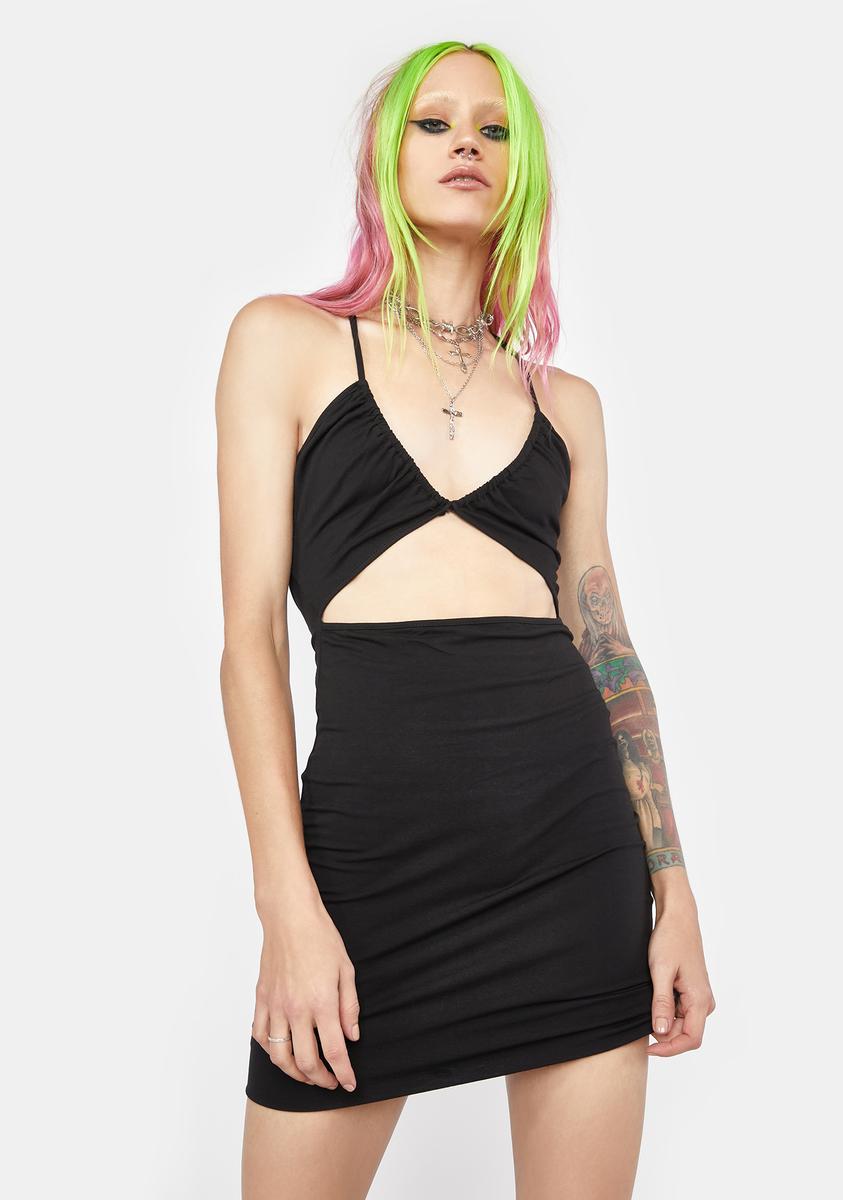 dolls kill cut out dress Womens Sexy Wrap Up Cut Out Mini Dress Darker Wavs