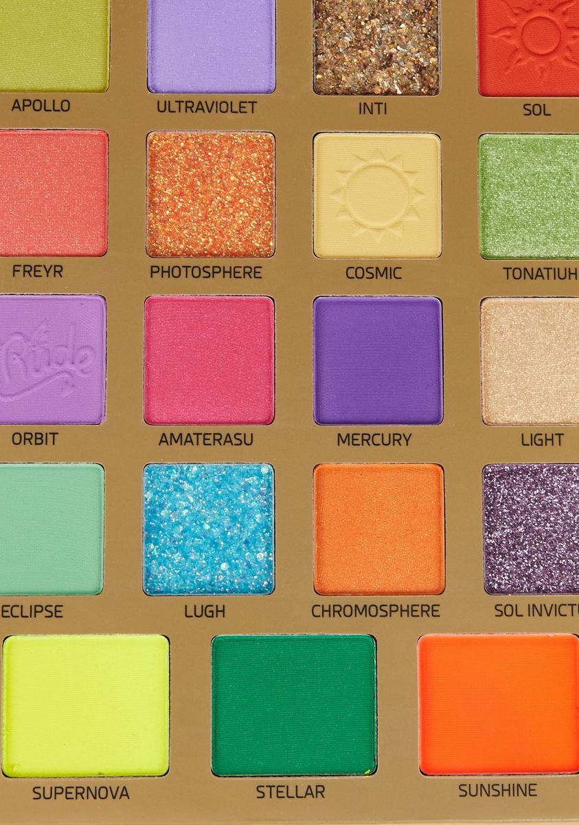 Rude Cosmetics The Rude Sun Palette Rainbow Dolls Kill