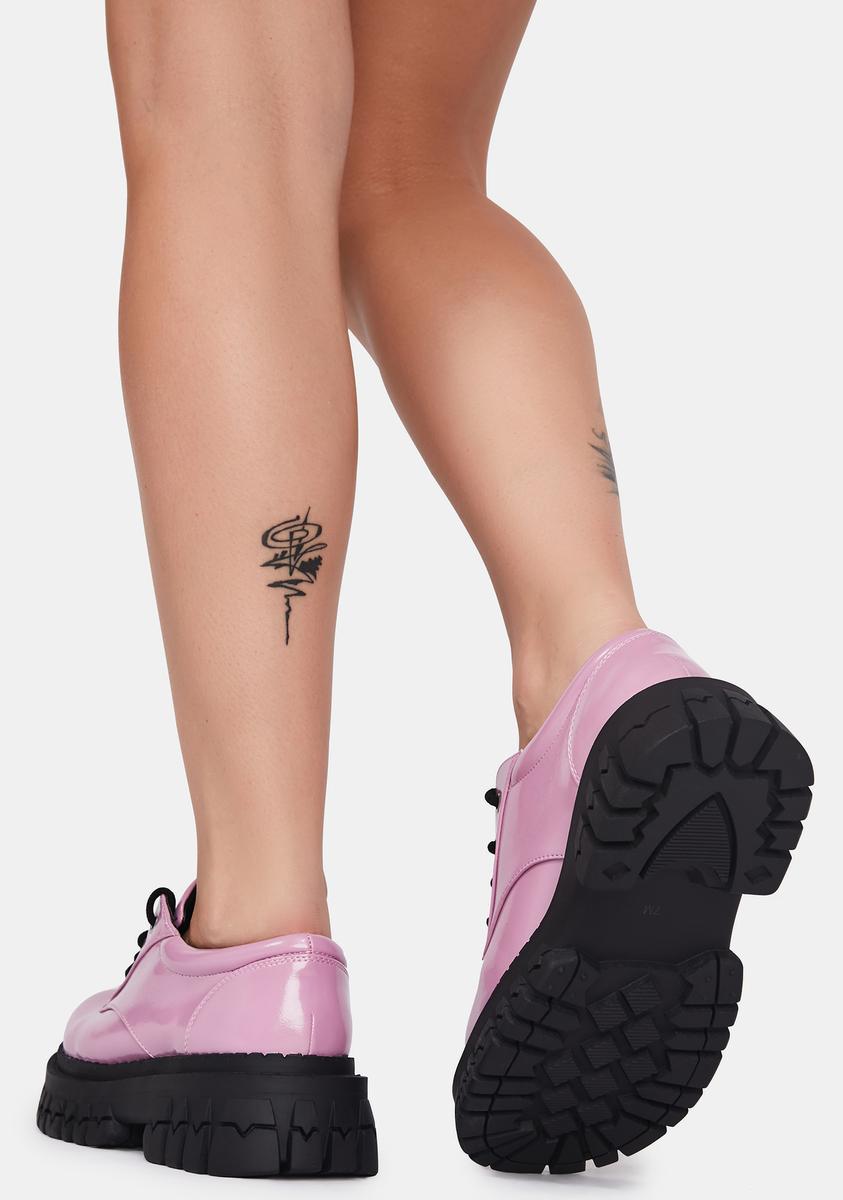 ドールズキル dollskill オックスフォードシューズ deliasブルー ドールズキル dollskill オックスフォードシューズ deliasブルー