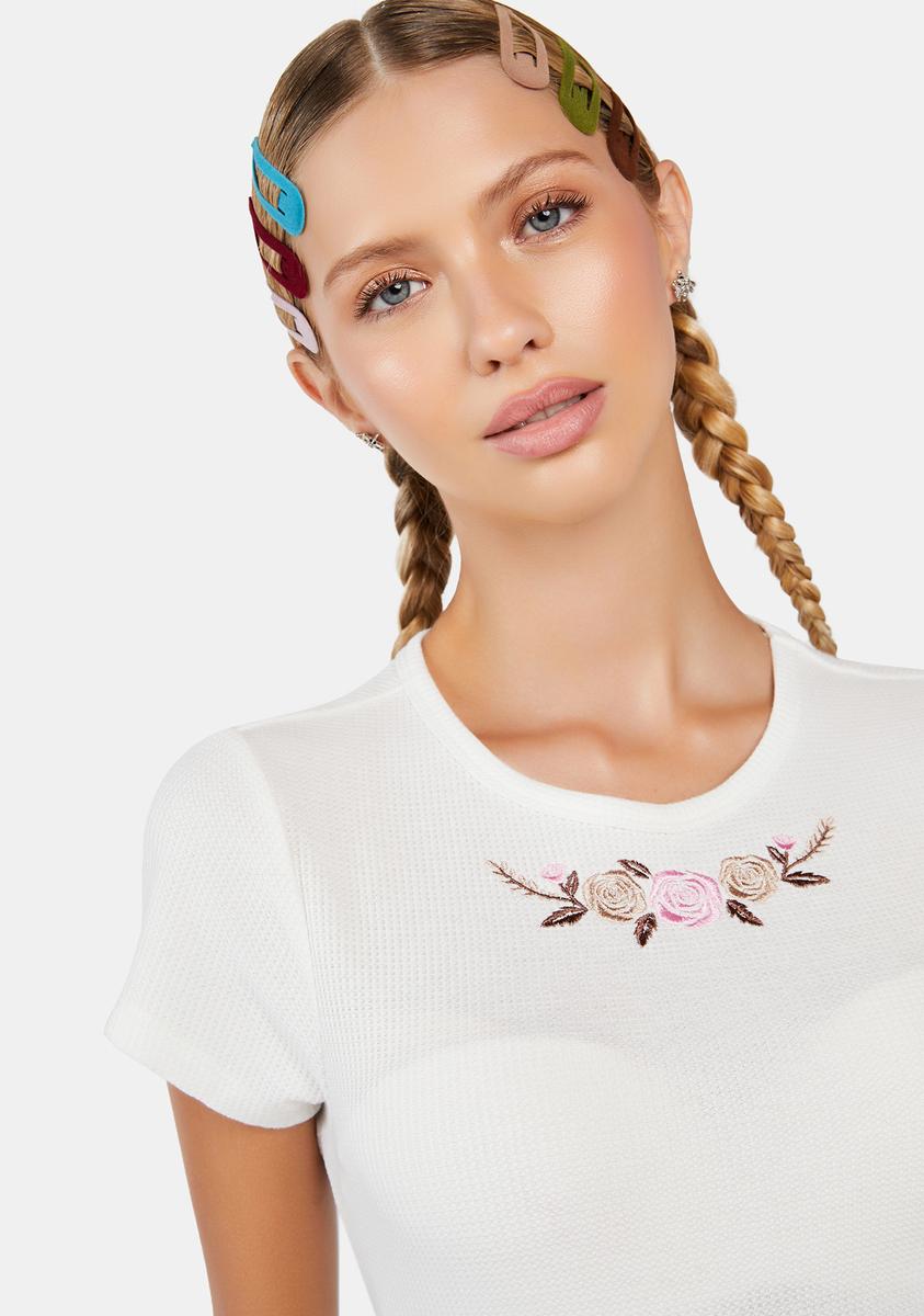 Capture The Moment Baby Tee dELiA*s by Dolls Kill,New Products : American Fashion Style Bags On Sale