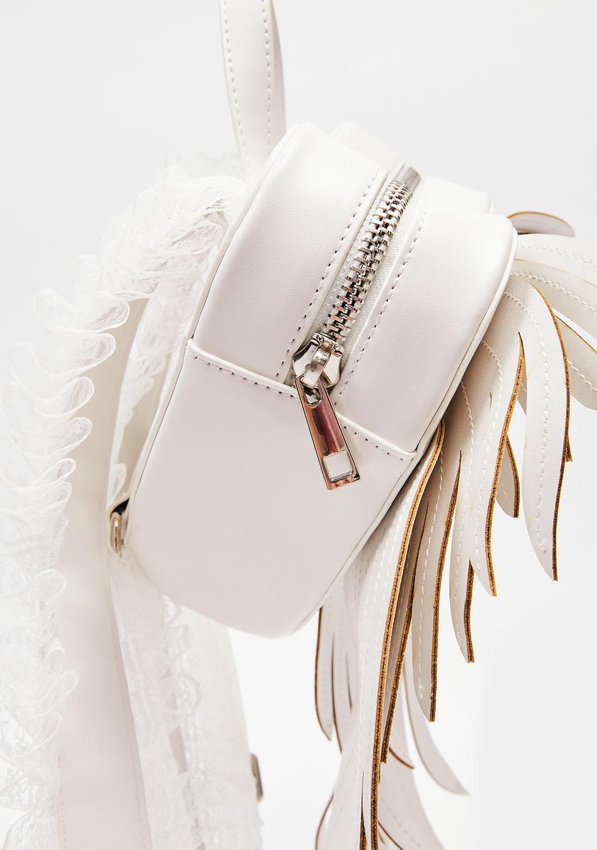 Widow Angel Wing Backpack - White – Dolls Kill
