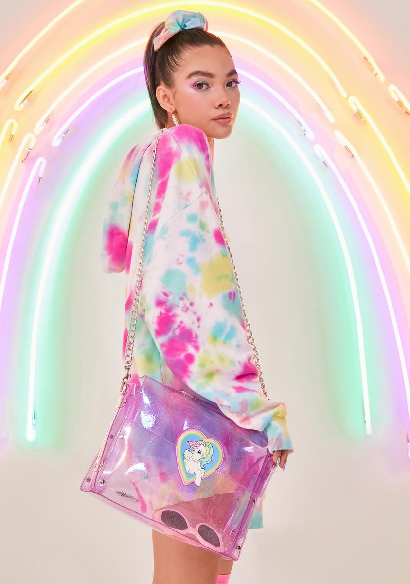 All That Glitters Clear Crossbody Bag Dolls Kill x My Little Pony,All Products : American Fashion Style Bags On Sale