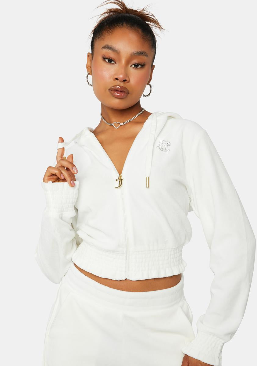 Cropped outlet juicy hoodie