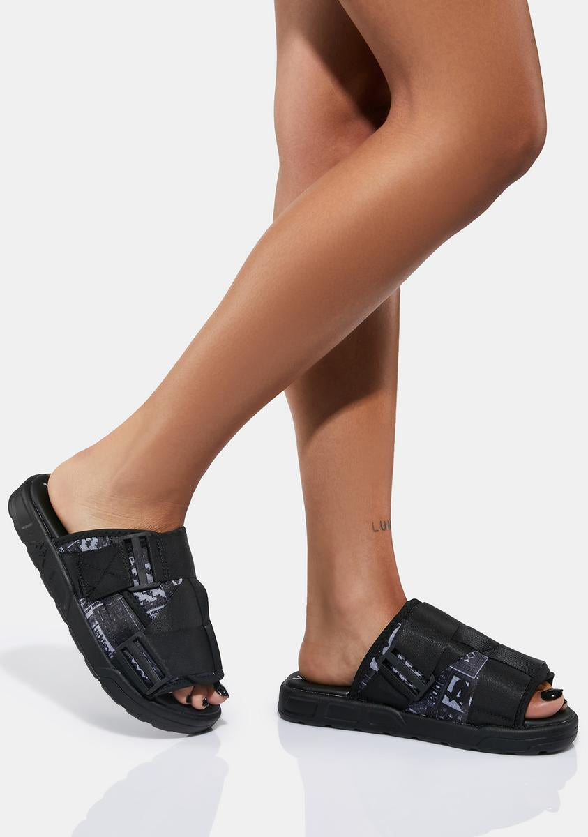 Authentic kappa nuuks Kappa Burgundy Authentic Nuuk 1 Sandals | Pacsun main image 3