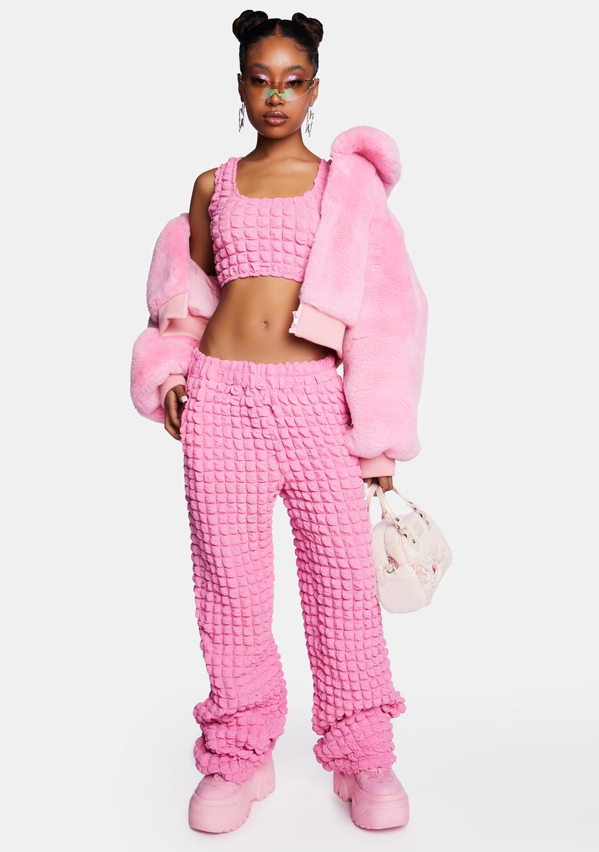 Bubble Knit Pant Set Bailey Rose,All Products : American Fashion Style Bags On Sale
