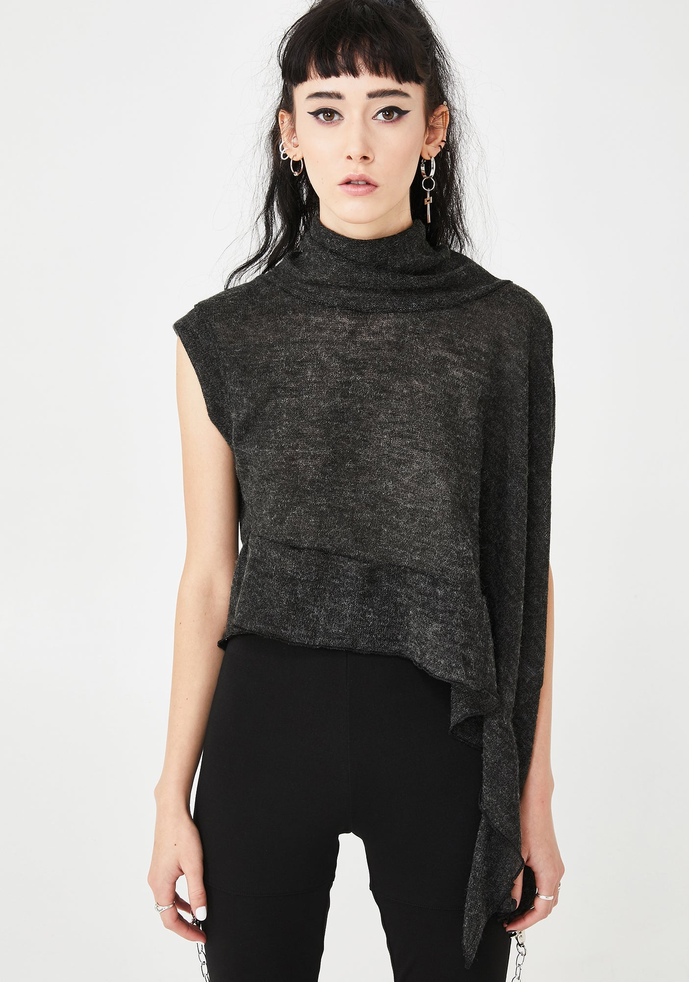 Worst Behavior Asymmetrical Top – Dolls Kill