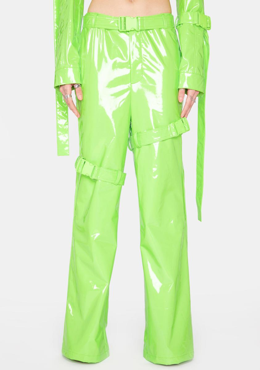 Lime Things I Deserve Buckle Vinyl Pants,Specials : American Fashion Style Bags On Sale Lime Things I Deserve Buckle Vinyl Pants,Specials : American Fashion Style Bags On Sale