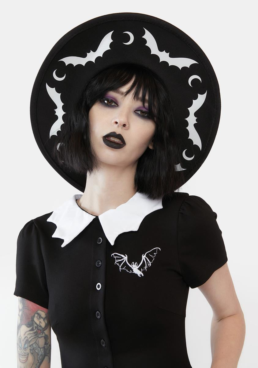 Coven Girl Wide Brim Hat The Grave Girls,Specials : American Fashion Style Bags On Sale