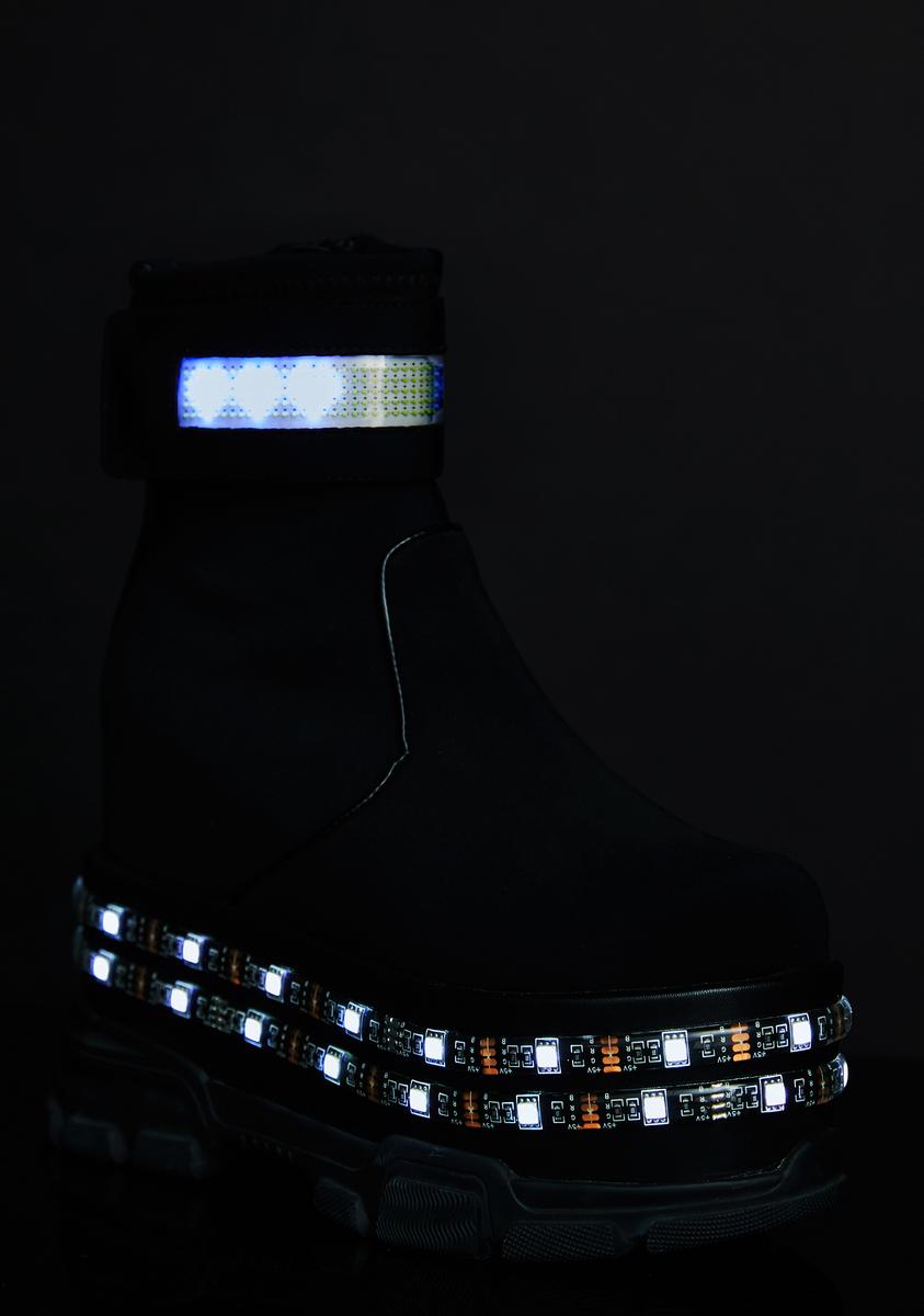 Club Exx LED Light Up Platform Boots – Dolls Kill