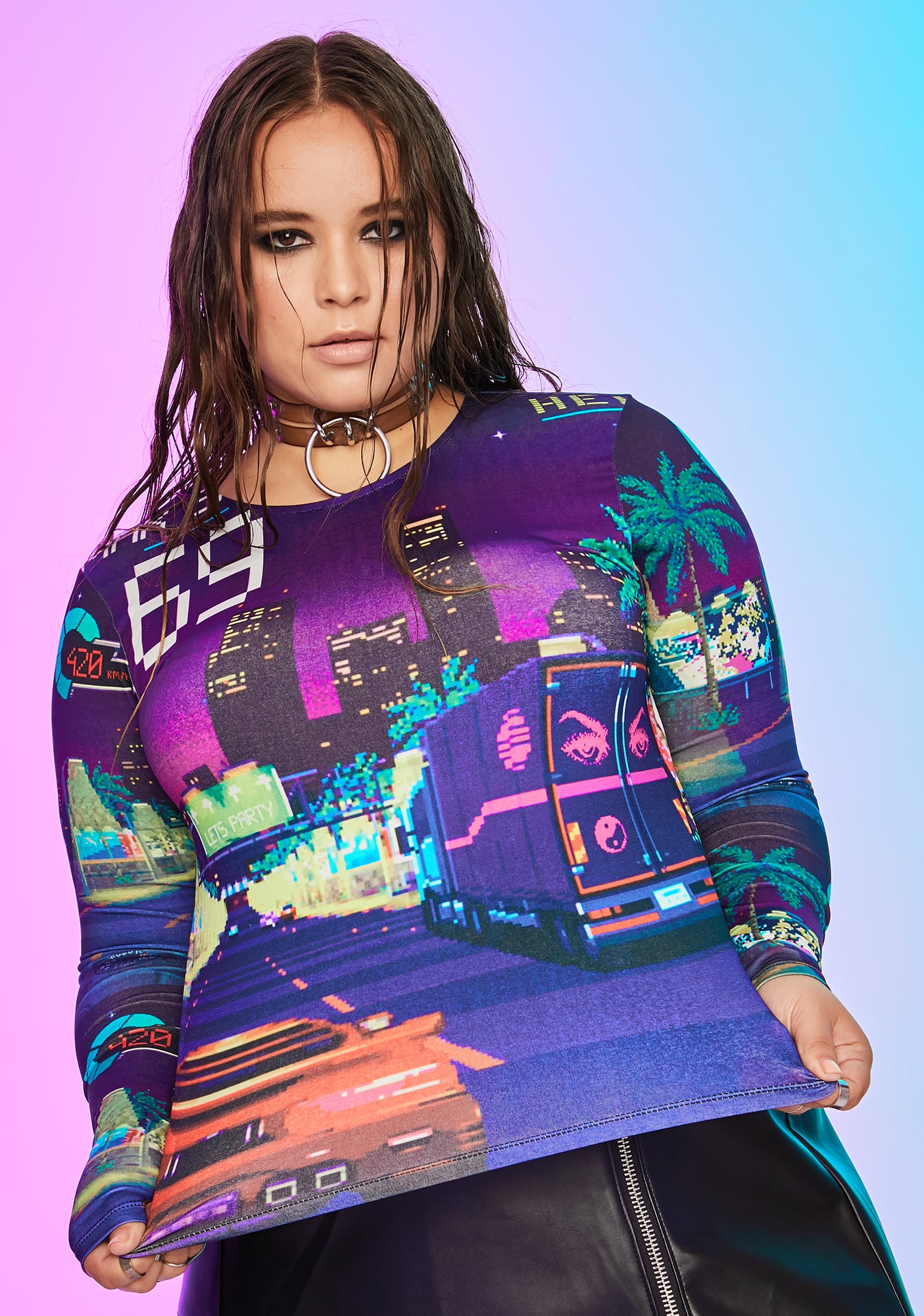 Fierce Midnight Rider Graphic Tee – Dolls Kill