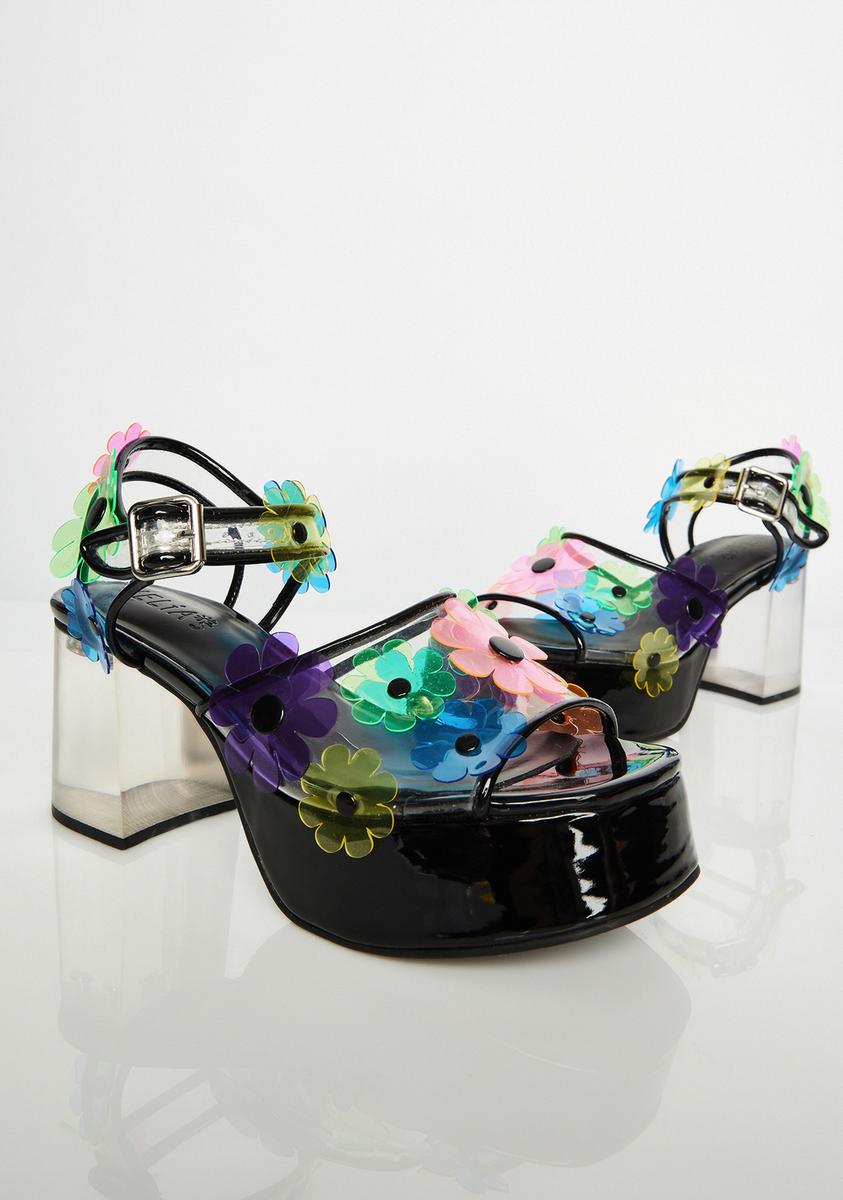 Petal pixie pvc heels outlet