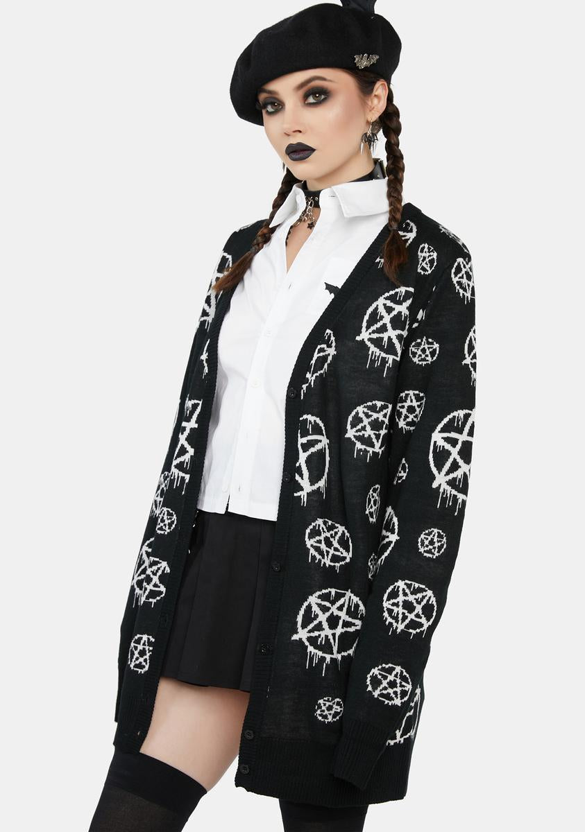 Darkest Point Oversized Cardigan - alternate