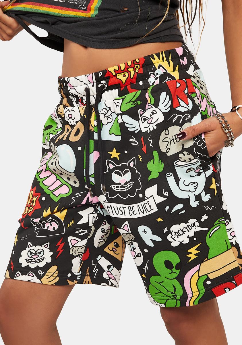 Good Day Sweat Shorts RIPNDIP,Specials : American Fashion Style Bags On Sale