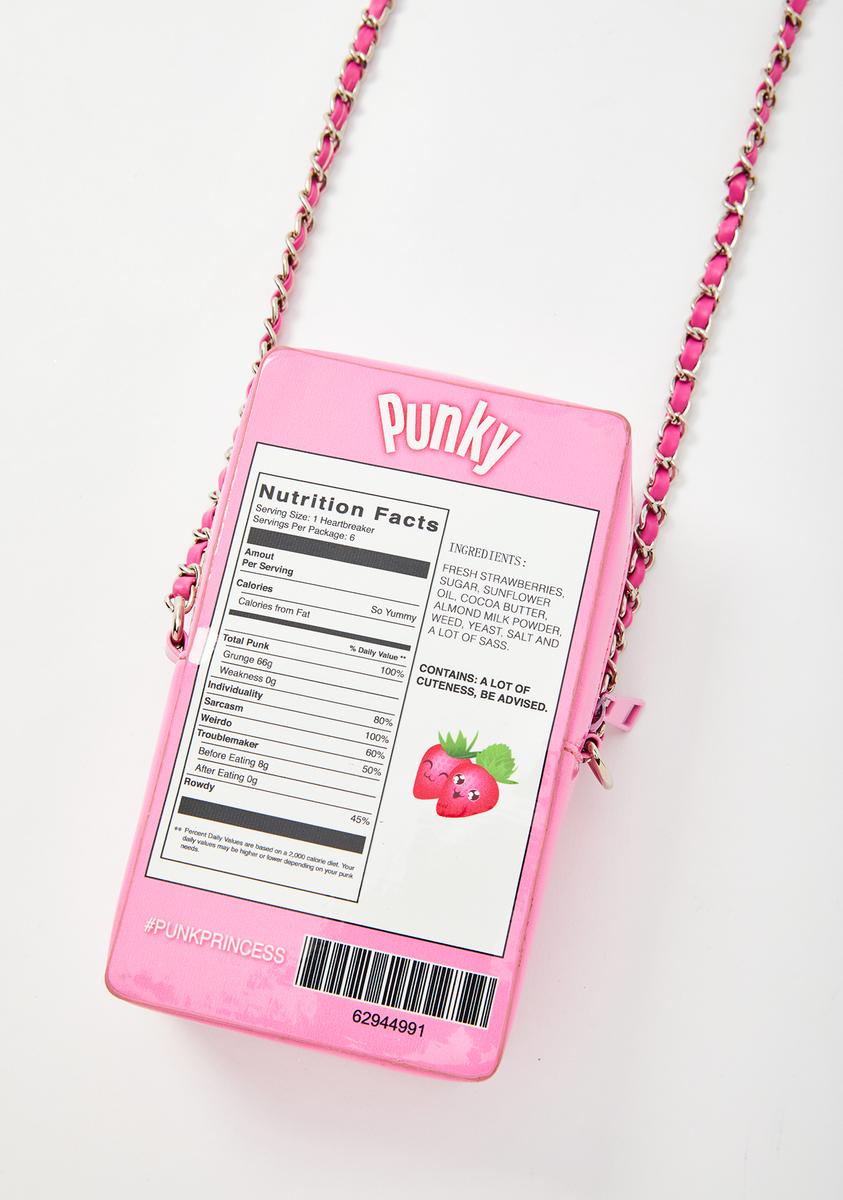 Sugar Thrillz Punky Sticks Crossbody Bag Pink | One Size
