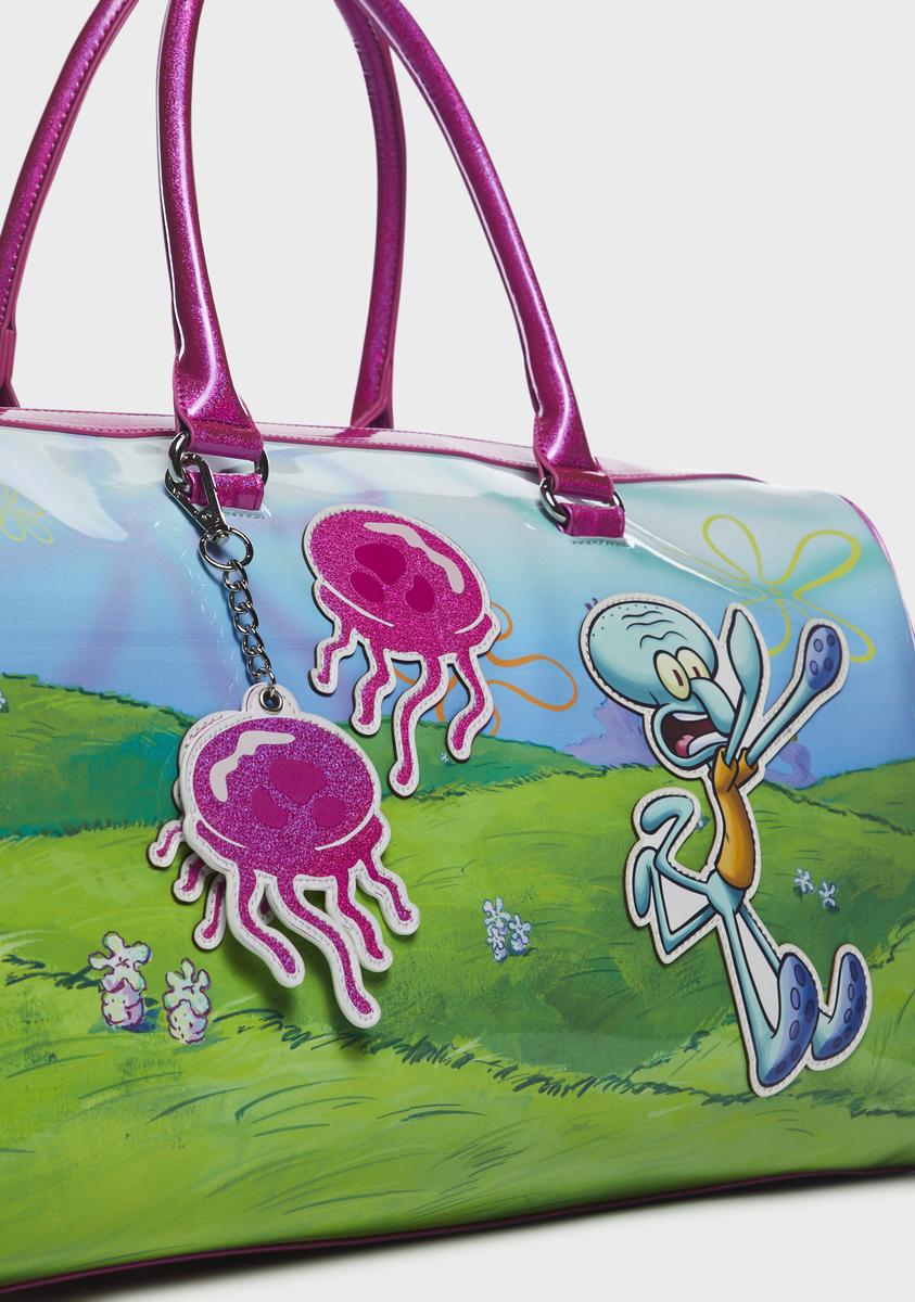 Dolls Kill x SpongeBob Vinyl Jelly Fish Fields Print