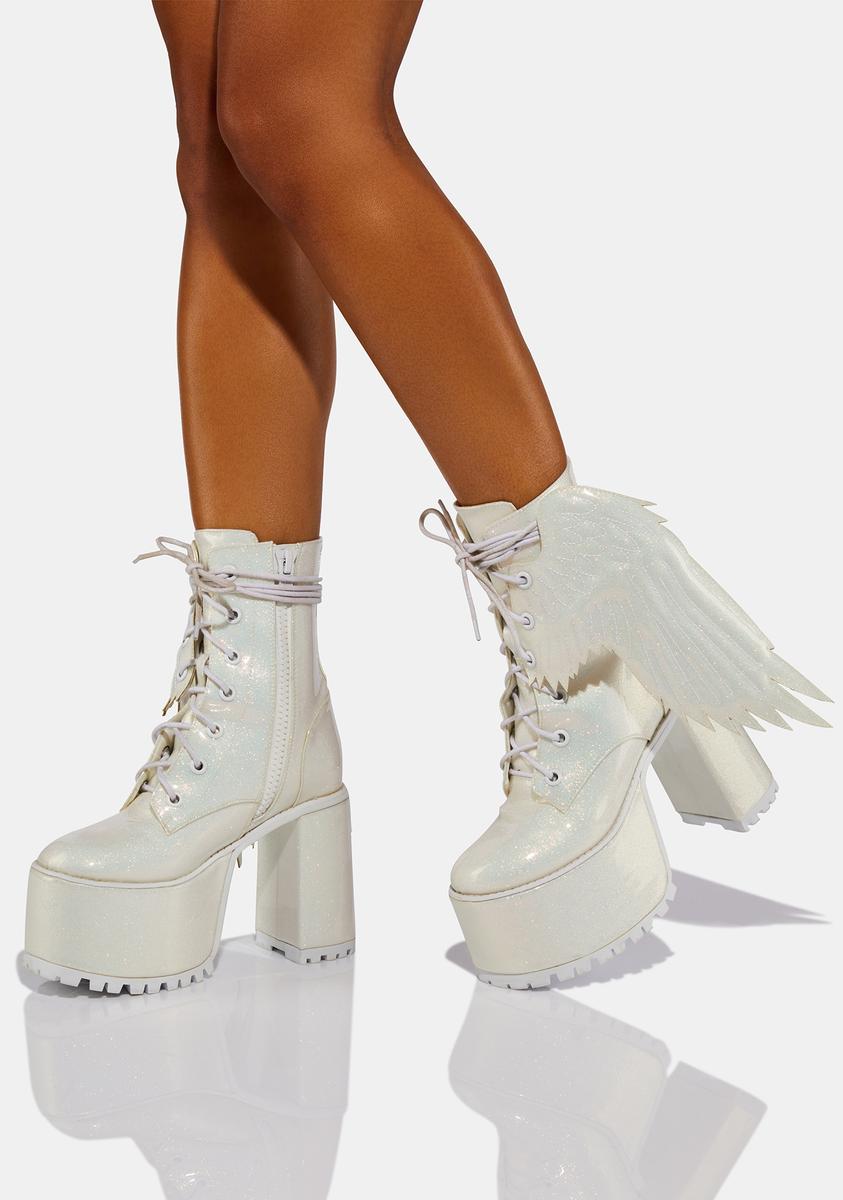 Angel wing booties deals