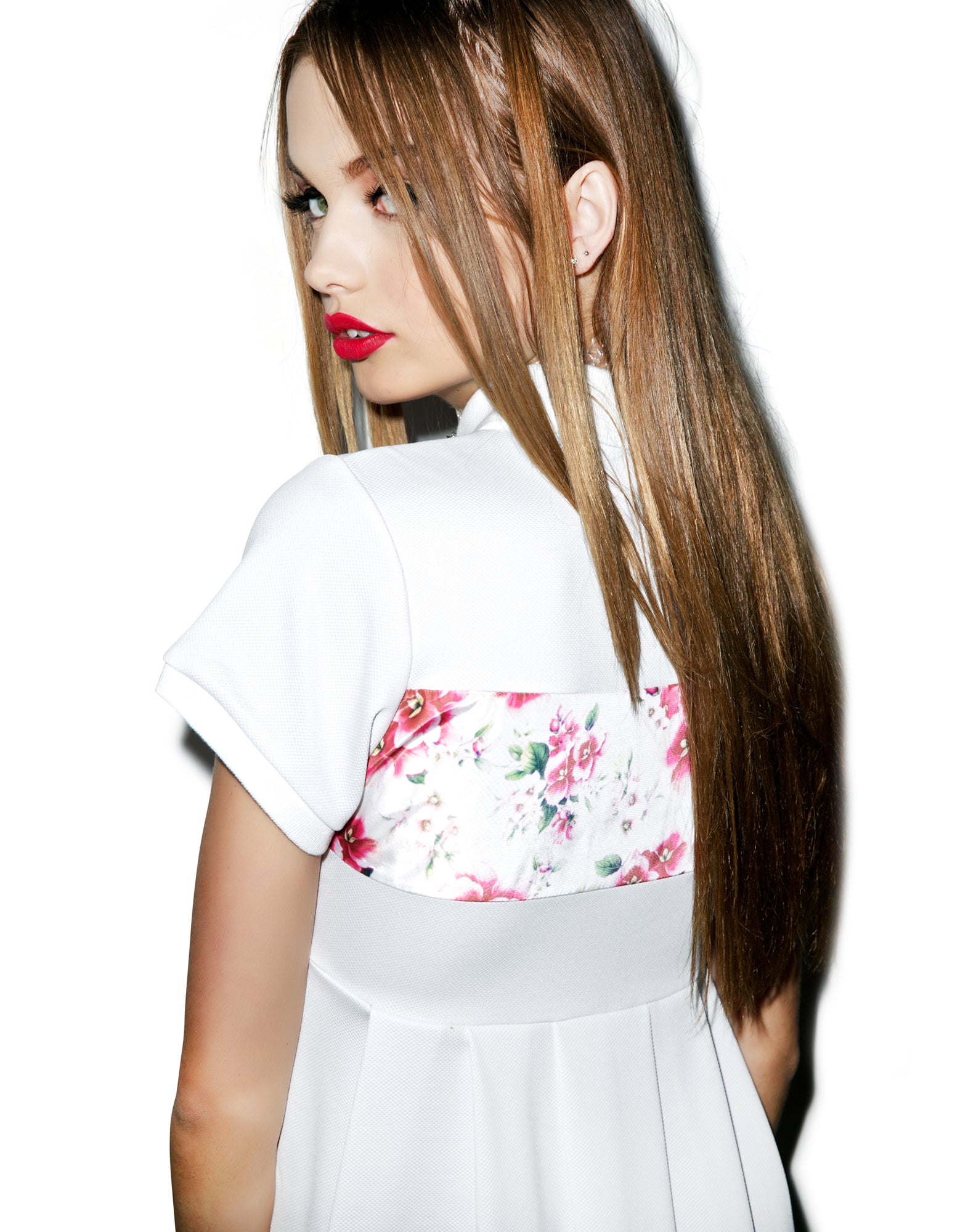 Sunset Wallflower Polo Shirt Dress – Dolls Kill