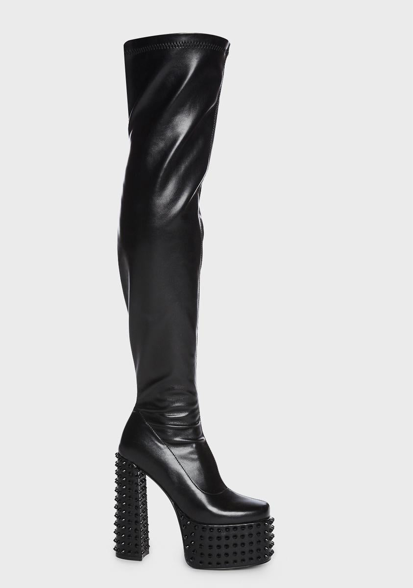 Active Thigh High Boots AZALEA WANG,All Products : American Fashion Style Bags On Sale