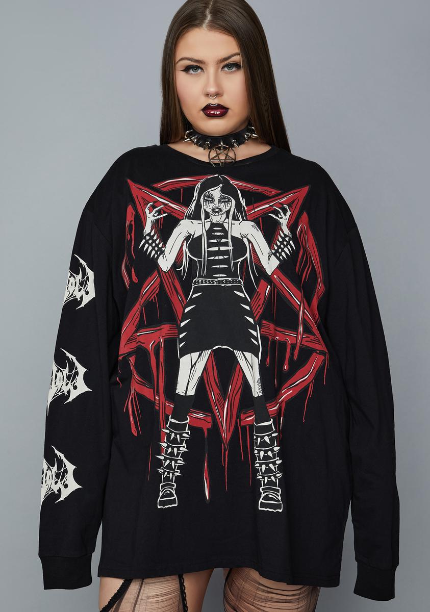 Plus Miss Hellraiser Graphic Tee Widow,Specials : American Fashion Style Bags On Sale Plus Miss Hellraiser Graphic Tee Widow,Specials : American Fashion Style Bags On Sale