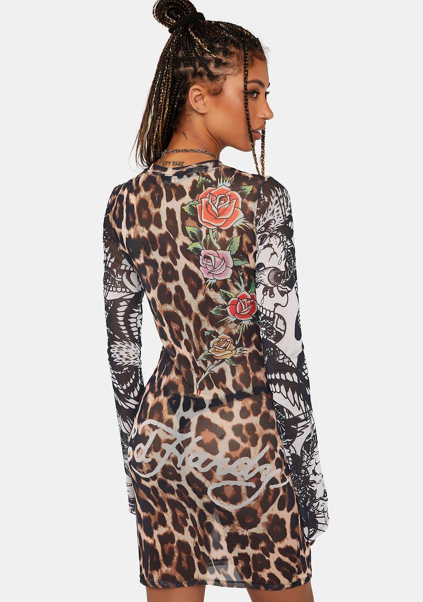 mary mesh dress MARY' MESH DRESS COVER-UP Ed Hardy Forever