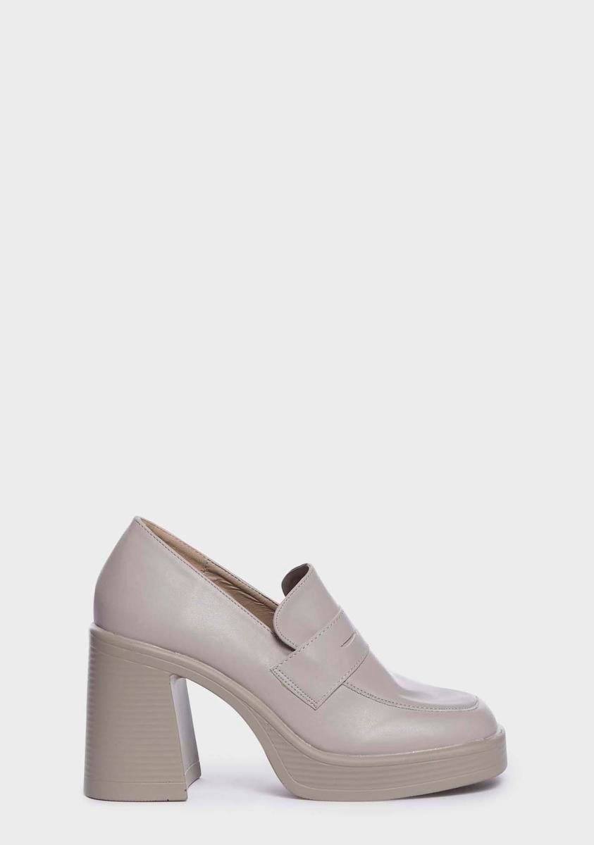 Natural Getaway Girl Heeled Loafers,New Products : American Fashion Style Bags On Sale