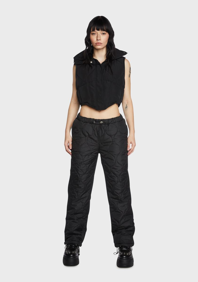 Nailed On Track Quilted Joggers,Specials : American Fashion Style Bags On Sale