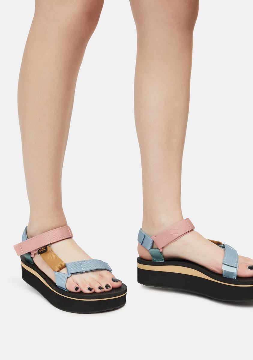 Teva Flatform Sandals Multi – Dolls Kill