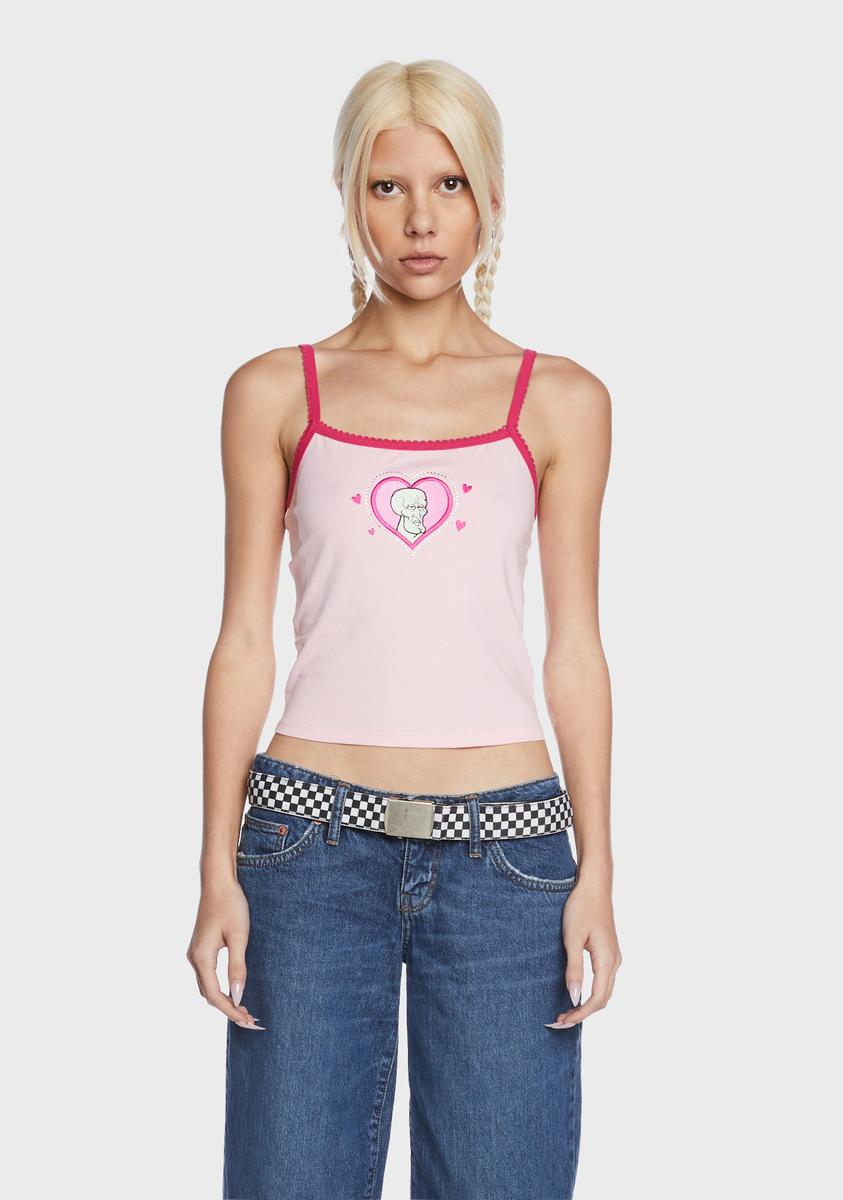Handsome Squidward Tank Top Dolls Kill x SpongeBob,New Products : American Fashion Style Bags On Sale