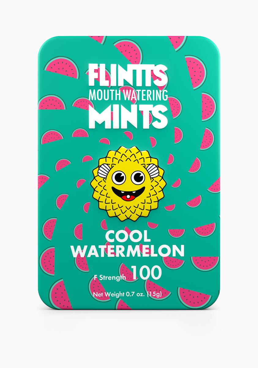 Flintts Mints Cool Watermelon Mouth Watering Breath Mints Dolls Kill