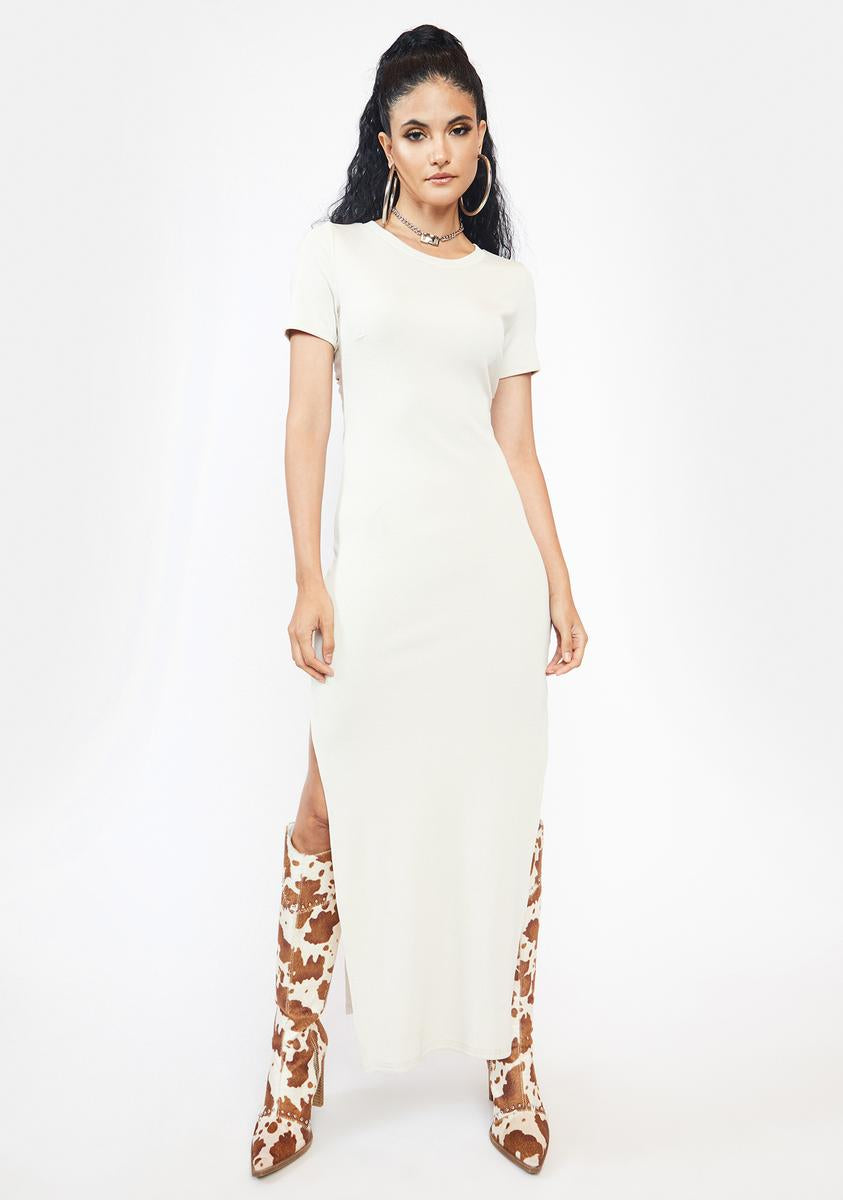Ivory Betray Me Cutout Maxi Dress,Specials : American Fashion Style Bags On Sale