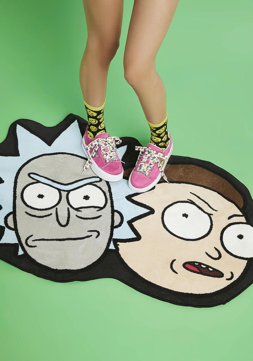 Dolls Kill x Rick & Morty Character Rug - Multi