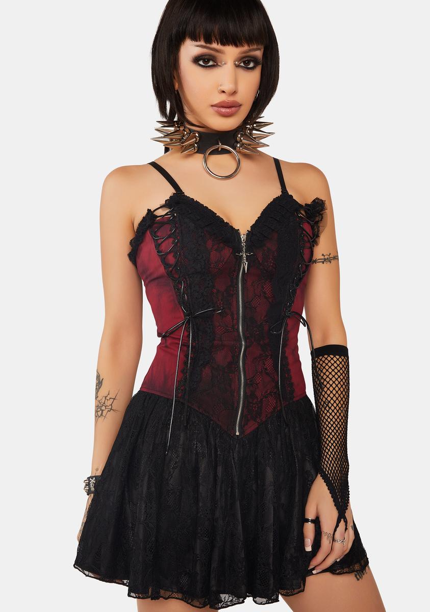 open lace back dress Bebe Women's Sweetheart Bustier Lace Dress main image 0