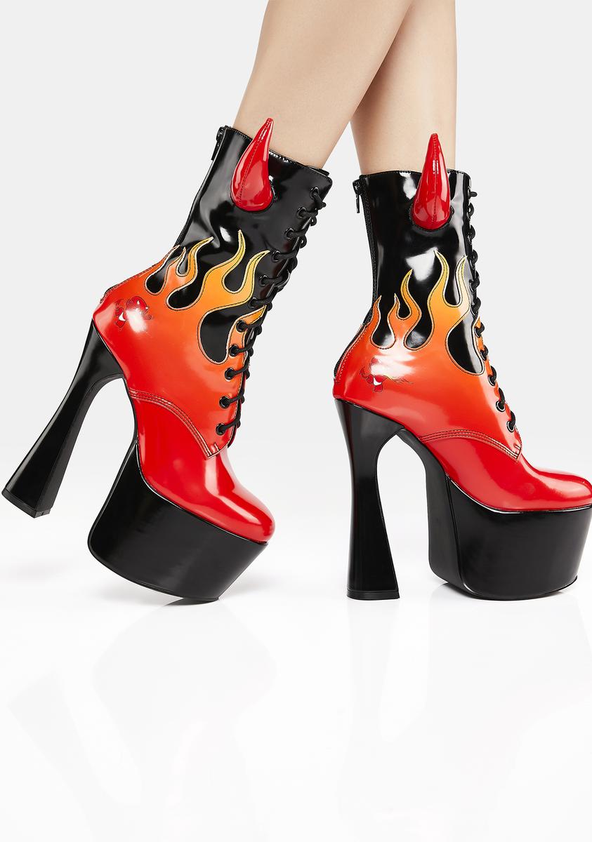 Devilishly Yours Platform Boots Dolls Kill x Hot Stuff Casper,New Products : American Fashion Style Bags On Sale Devilishly Yours Platform Boots Dolls Kill x Hot Stuff Casper,New Products : American Fashion Style Bags On Sale