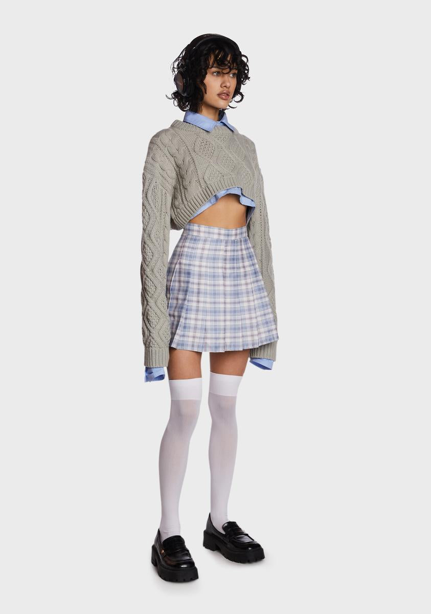 High waisted plaid skirt dolls kill deals