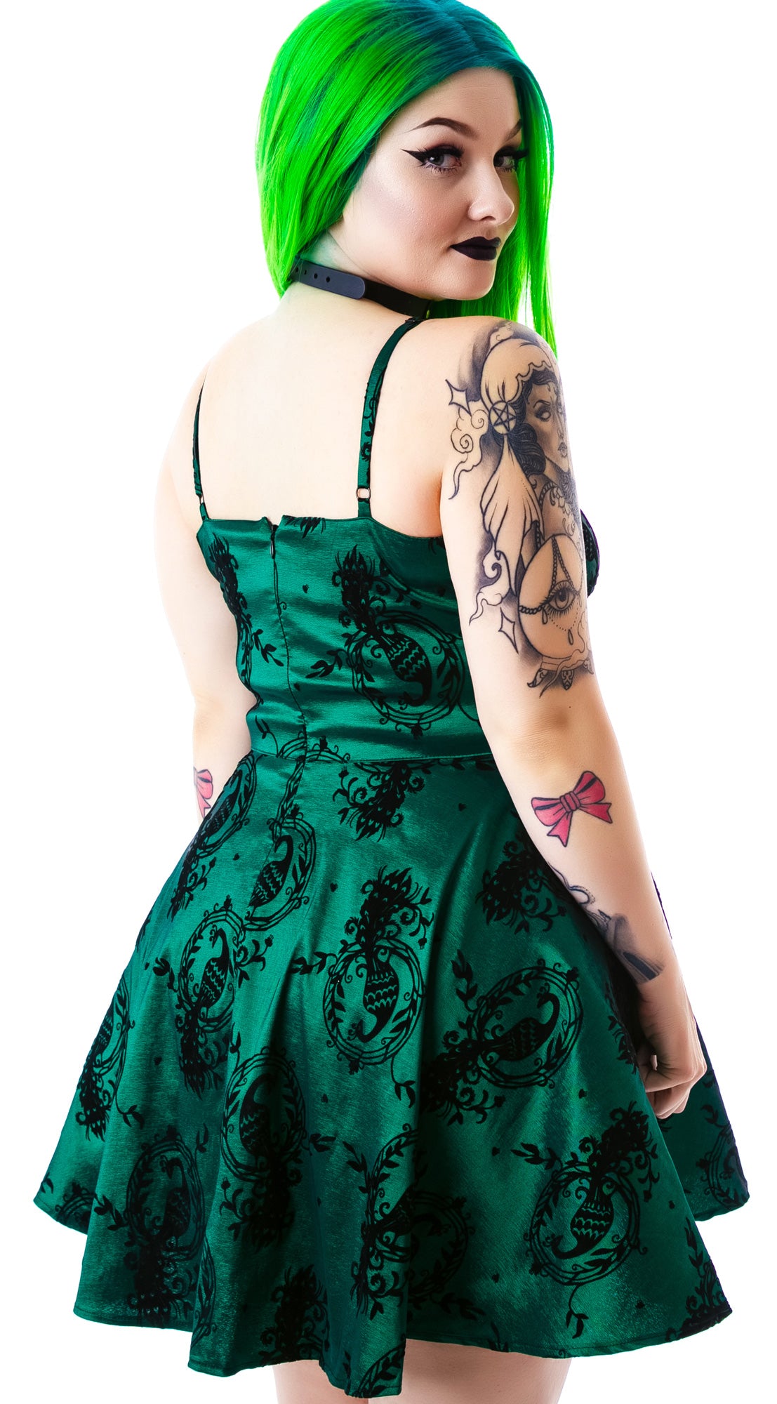 Peacockin' Party Dress – Dolls Kill