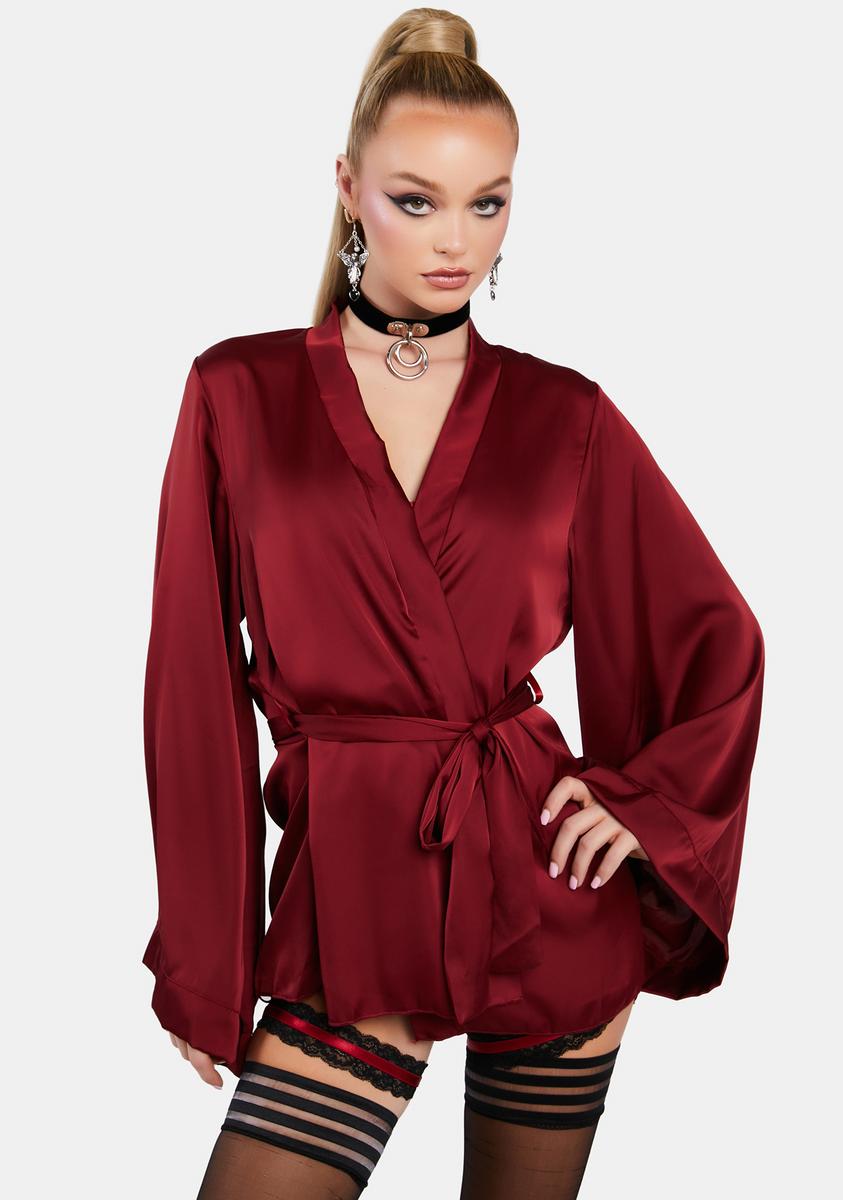Mirielle Wide Sleeves Short Robe,New Products : American Fashion Style Bags On Sale Mirielle Wide Sleeves Short Robe,New Products : American Fashion Style Bags On Sale