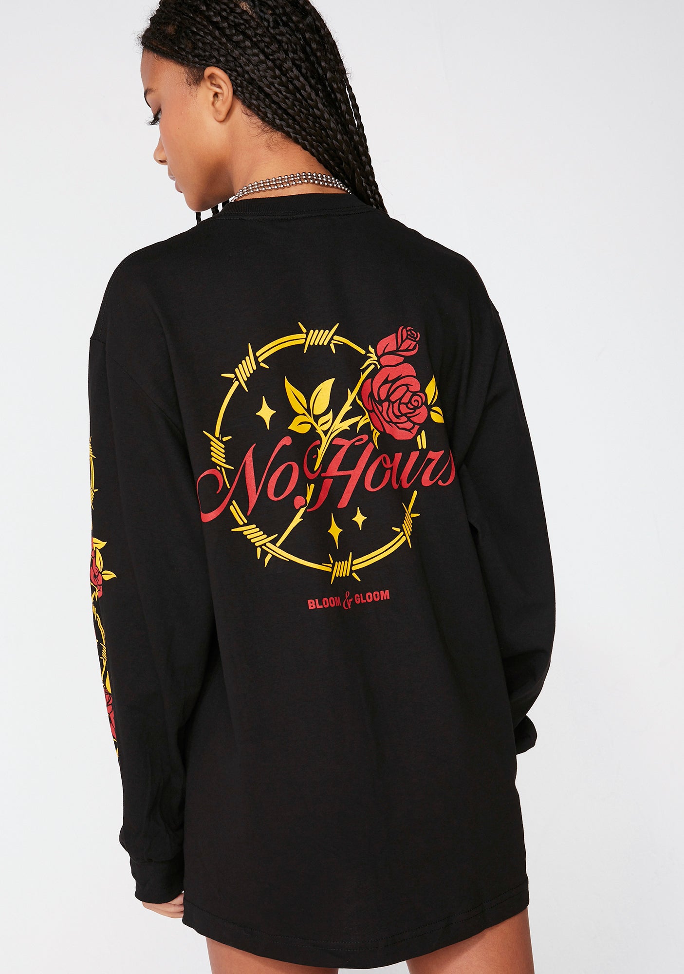 Bloom N' Gloom Long Sleeve Tee – Dolls Kill