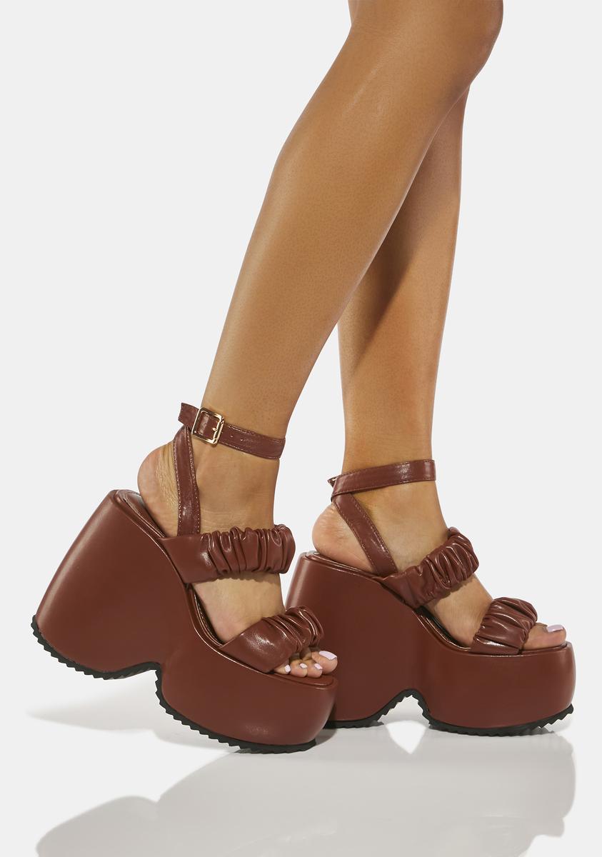 70s platform sandals