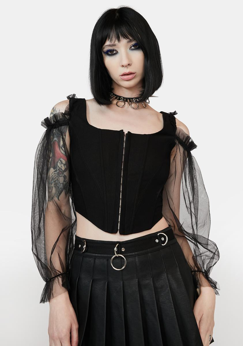 Bewitching Gossamer Views Organza Corset Top,All Products : American Fashion Style Bags On Sale Bewitching Gossamer Views Organza Corset Top,All Products : American Fashion Style Bags On Sale