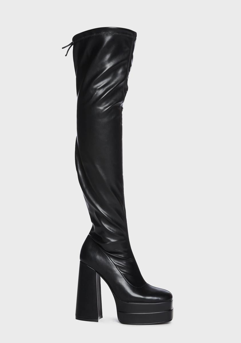 Step On It Thigh-High Boots,New Products : American Fashion Style Bags On Sale Step On It Thigh-High Boots,New Products : American Fashion Style Bags On Sale