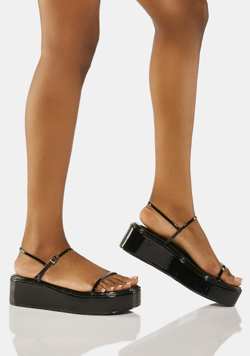 August Patent Flatform Sandals SIMMI,All Products : American Fashion Style Bags On Sale August Patent Flatform Sandals SIMMI,All Products : American Fashion Style Bags On Sale