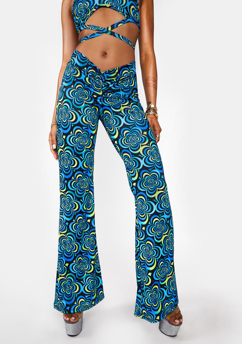 Blissful Visions Flare Pants,Specials : American Fashion Style Bags On Sale