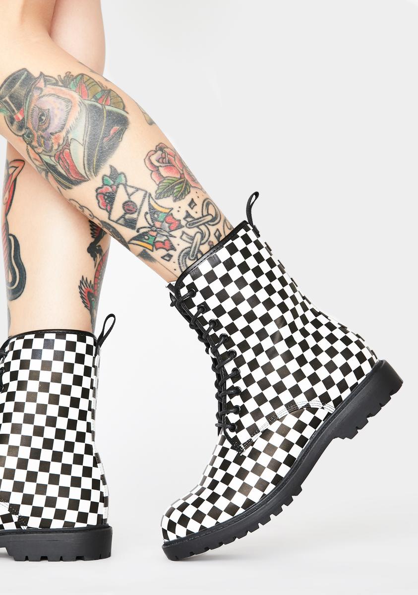 Abbey Road Combat Boots,All Products : American Fashion Style Bags On Sale