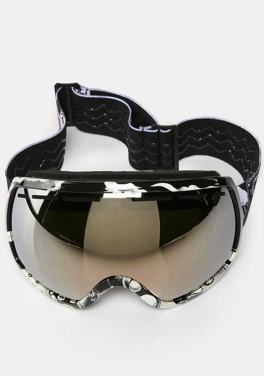 ripndip ski goggles RIPNDIP Printed Snow Goggles