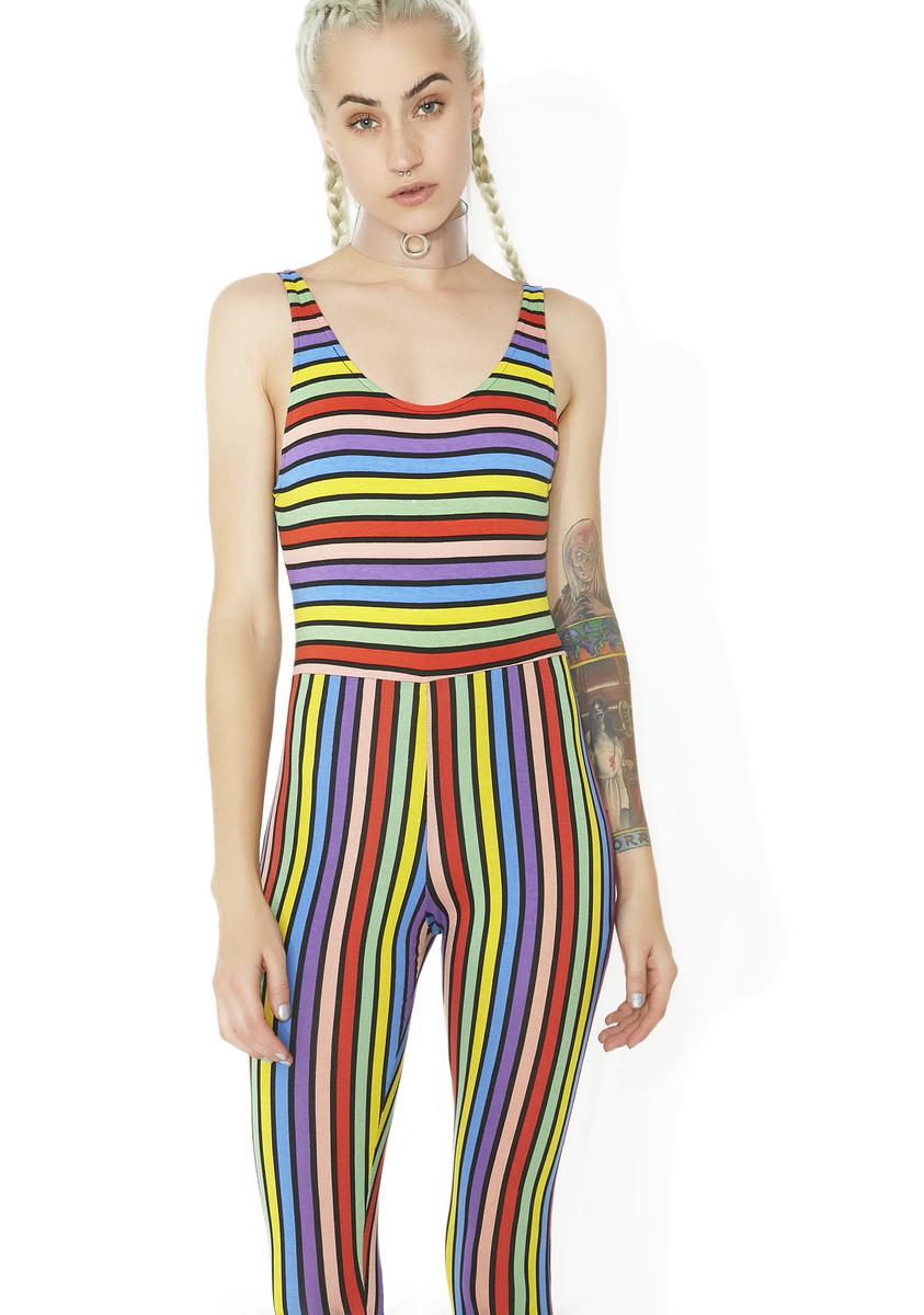 Over The Rainbow Striped Jumpsuit Dolls Kill,New Products : American Fashion Style Bags On Sale
