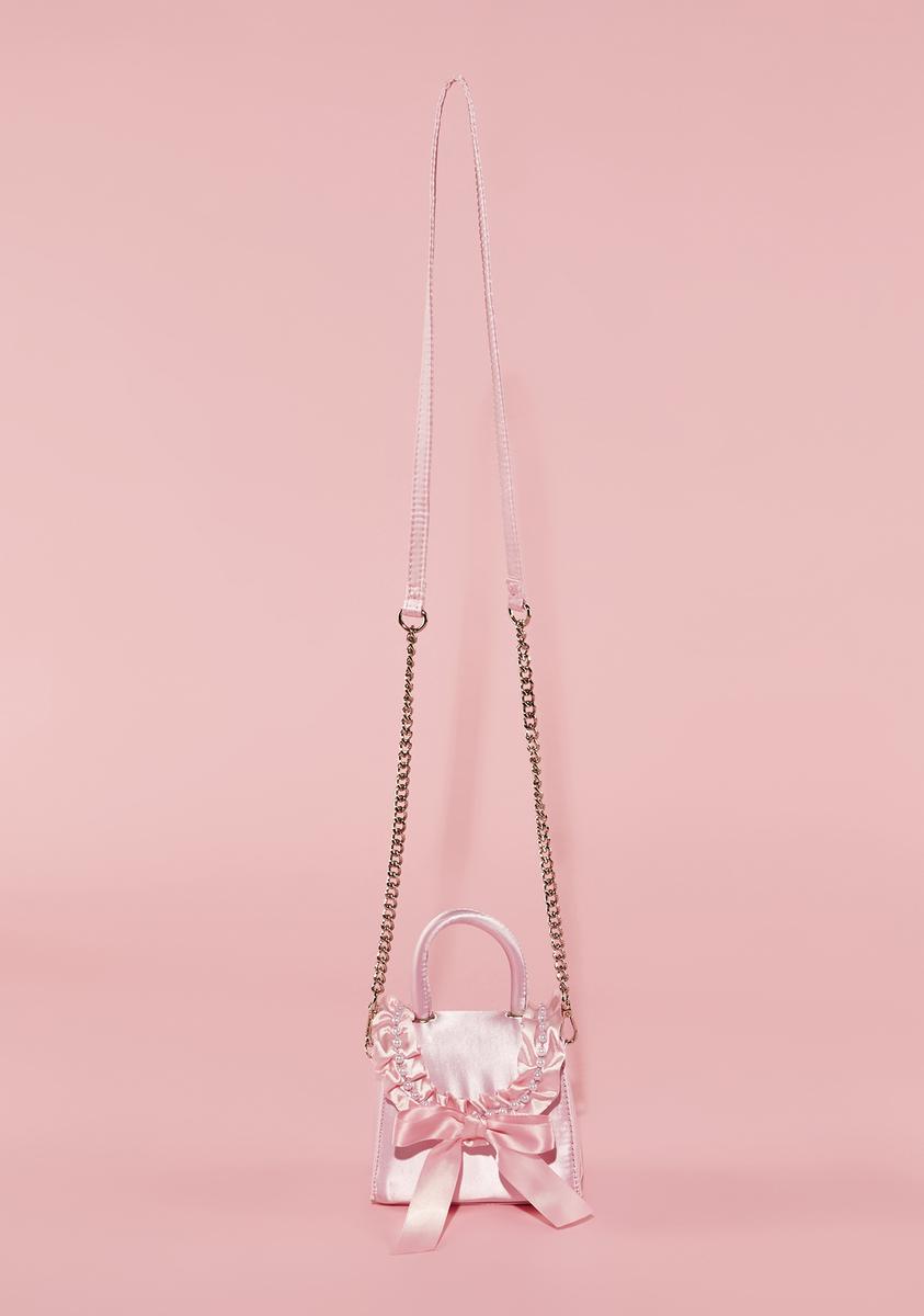 Small Pink Crossbody with Rhinestone Hardware — Koehn & Koehn Jewelers