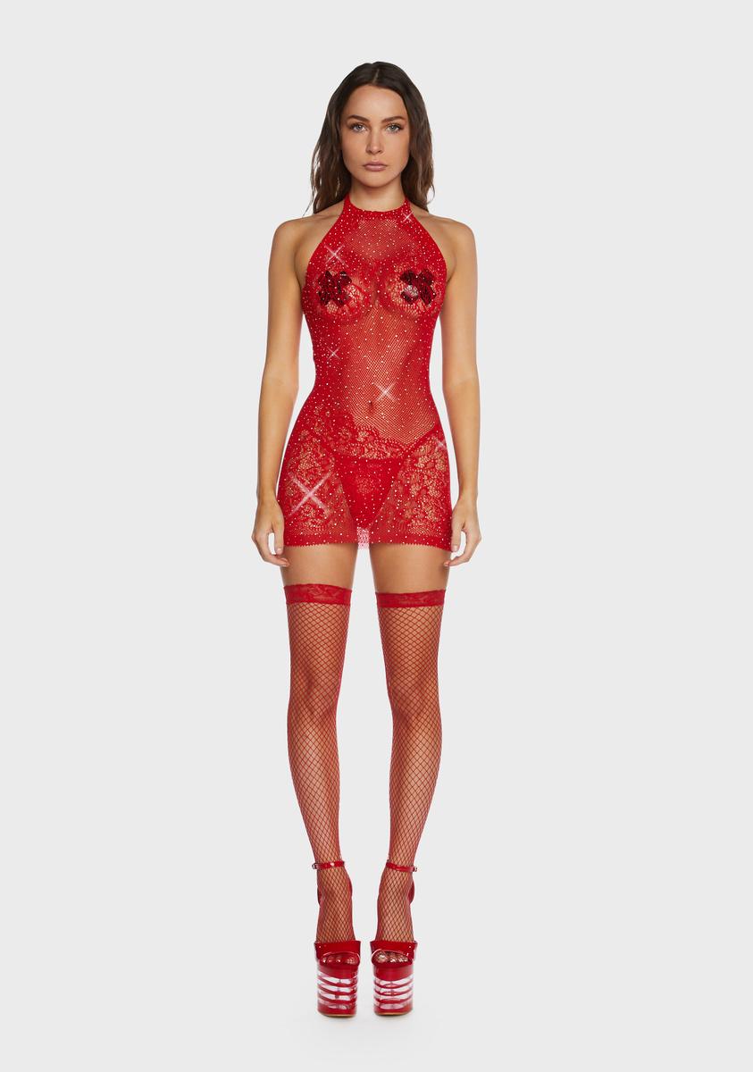 Come Closer Bodystocking Dress,New Products : American Fashion Style Bags On Sale