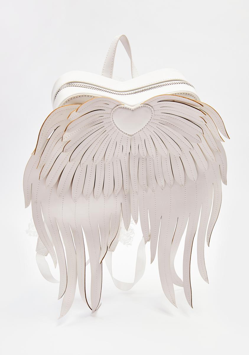 Widow Angel Wing Backpack - White – Dolls Kill